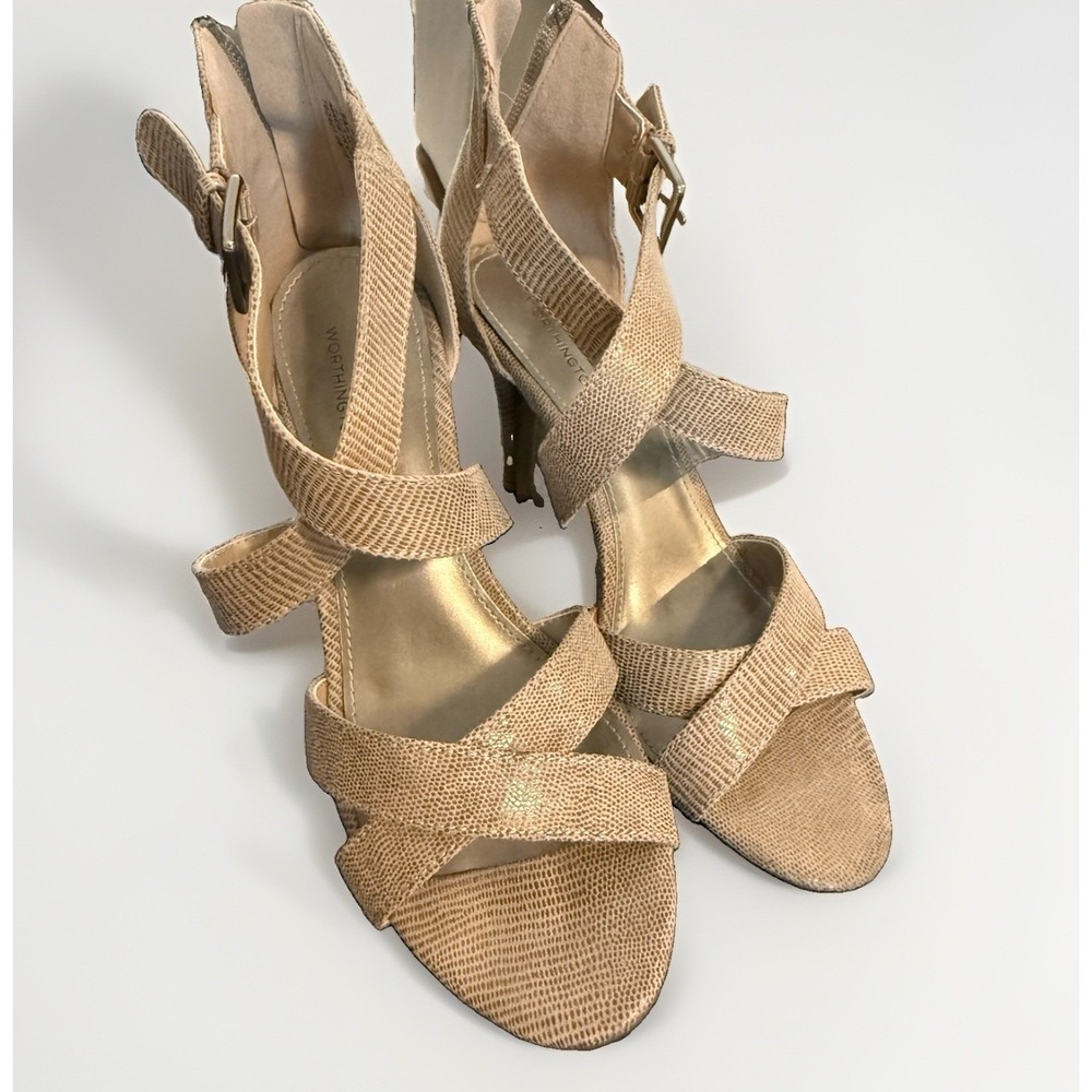 Worthington Heeled Sandals‎ size 7 Shoe Heel Height 2 1/4 Inches